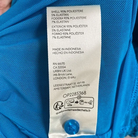 By Anthropologie Textured Mini Shift Dress Sleeveless Stretchy Plus Size 3X - Picture 9 of 12